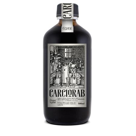  CARCIORAB Amaro Analcolico Etichetta Storica 500 ml