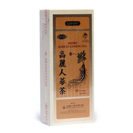  GINSENG Coreano 50 Bustine Te Istantaneo Solubile x 3 g
