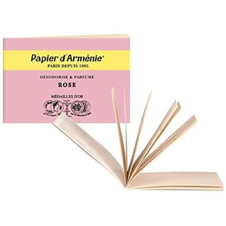  PAPIER D'ARMENIE Triple ROSA Carta Aromatica